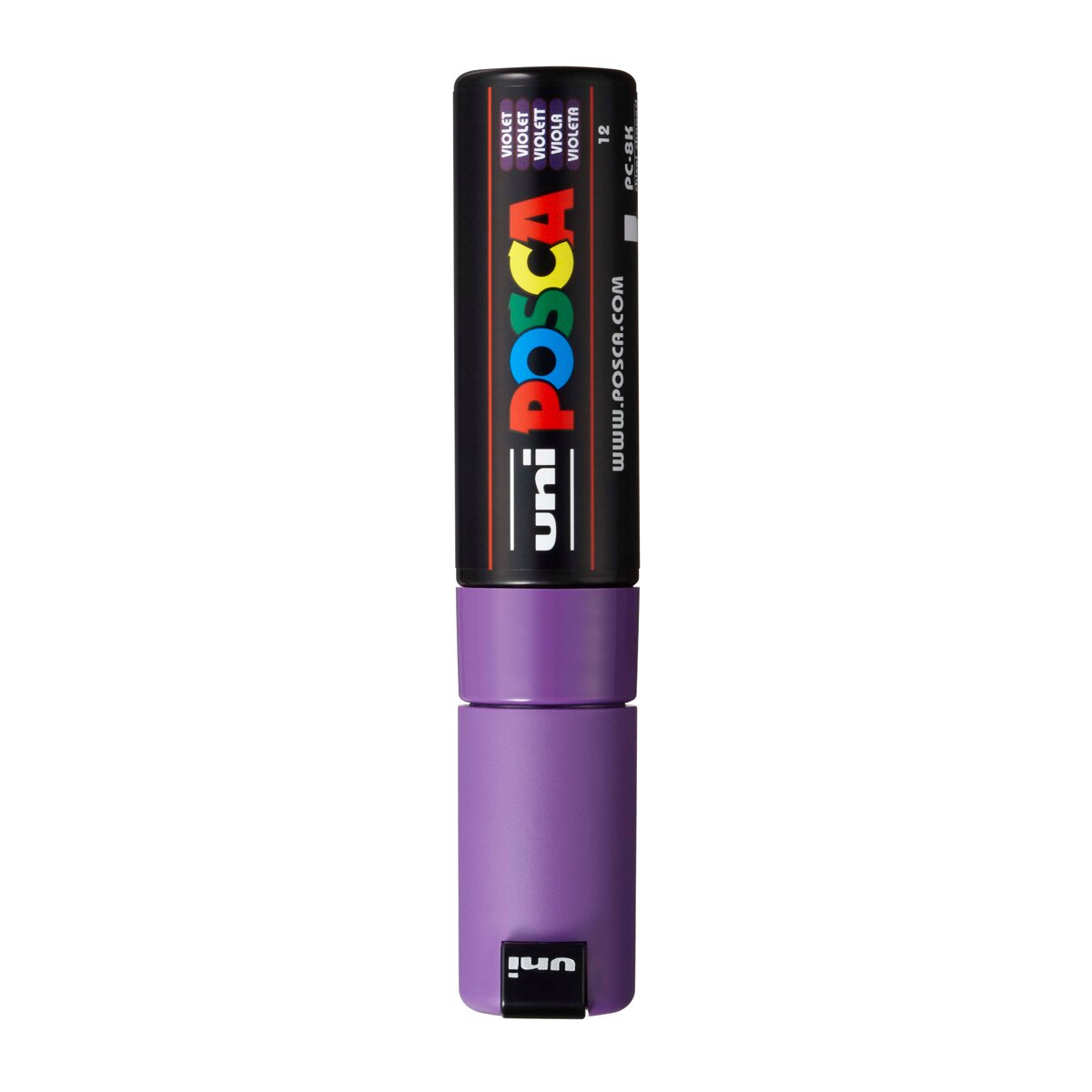 Marcador de Pintura Base Uni Posca de Água 8,0 Mm Violeta Violeta-2