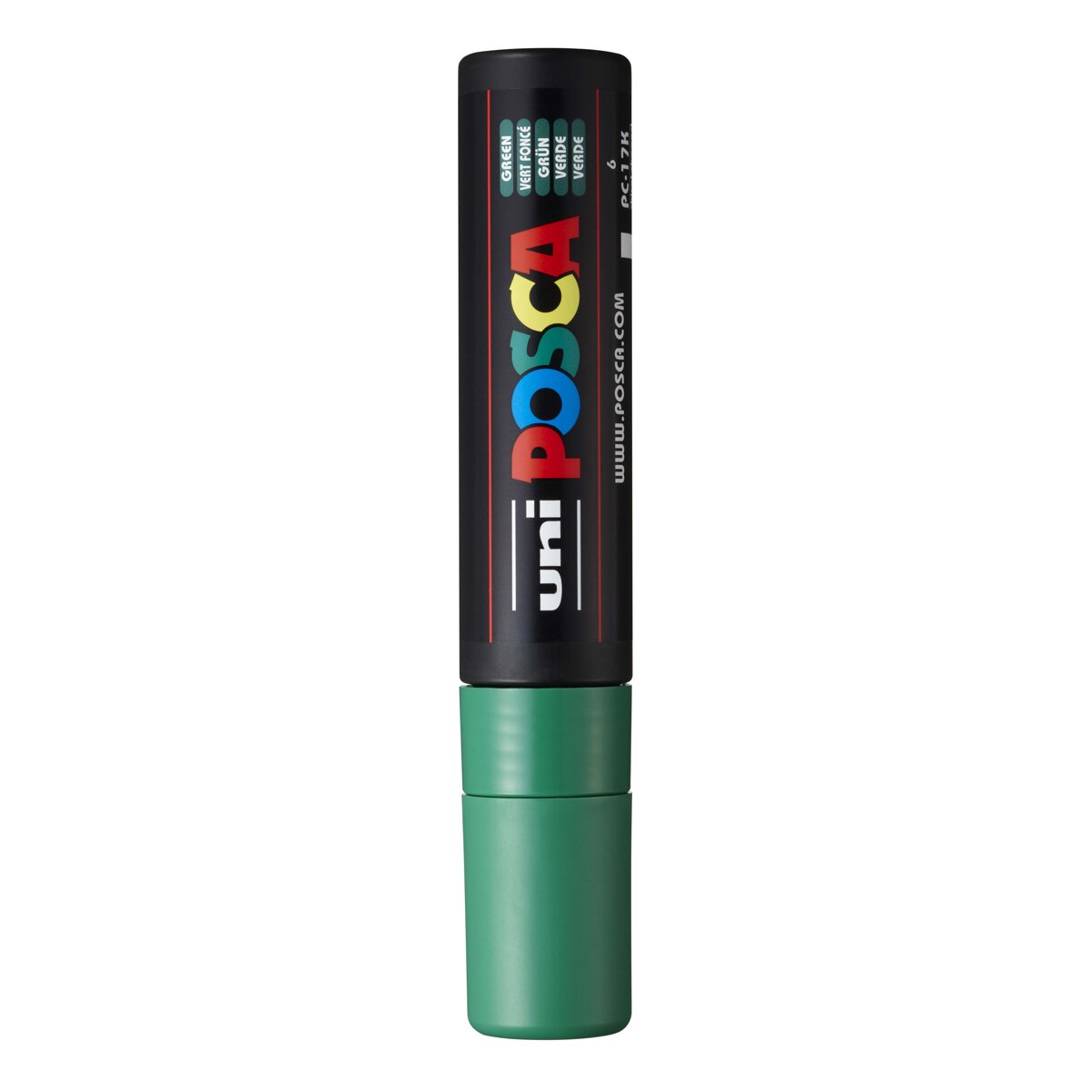 Marcador De Pintura Base Uni Posca Al Agua 15 Mm. Verde Verde-2