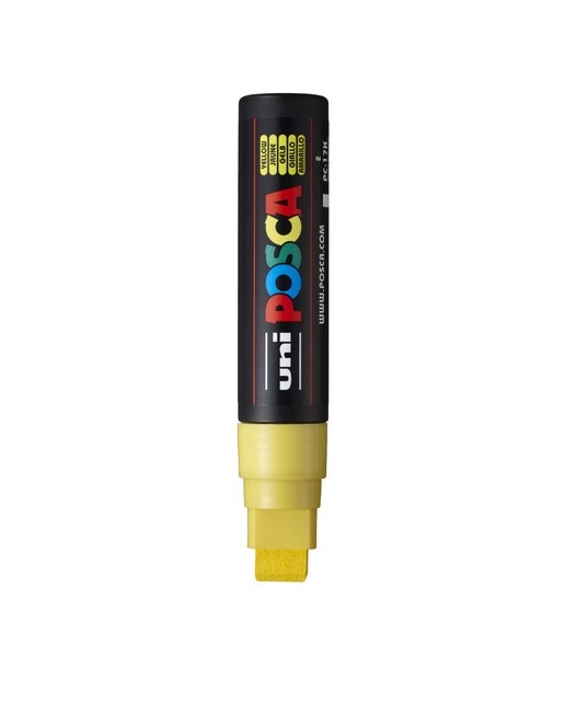 Imagen 0 de Marcador De Pintura Base Uni Posca Al Agua 15 Mm. Amarillo