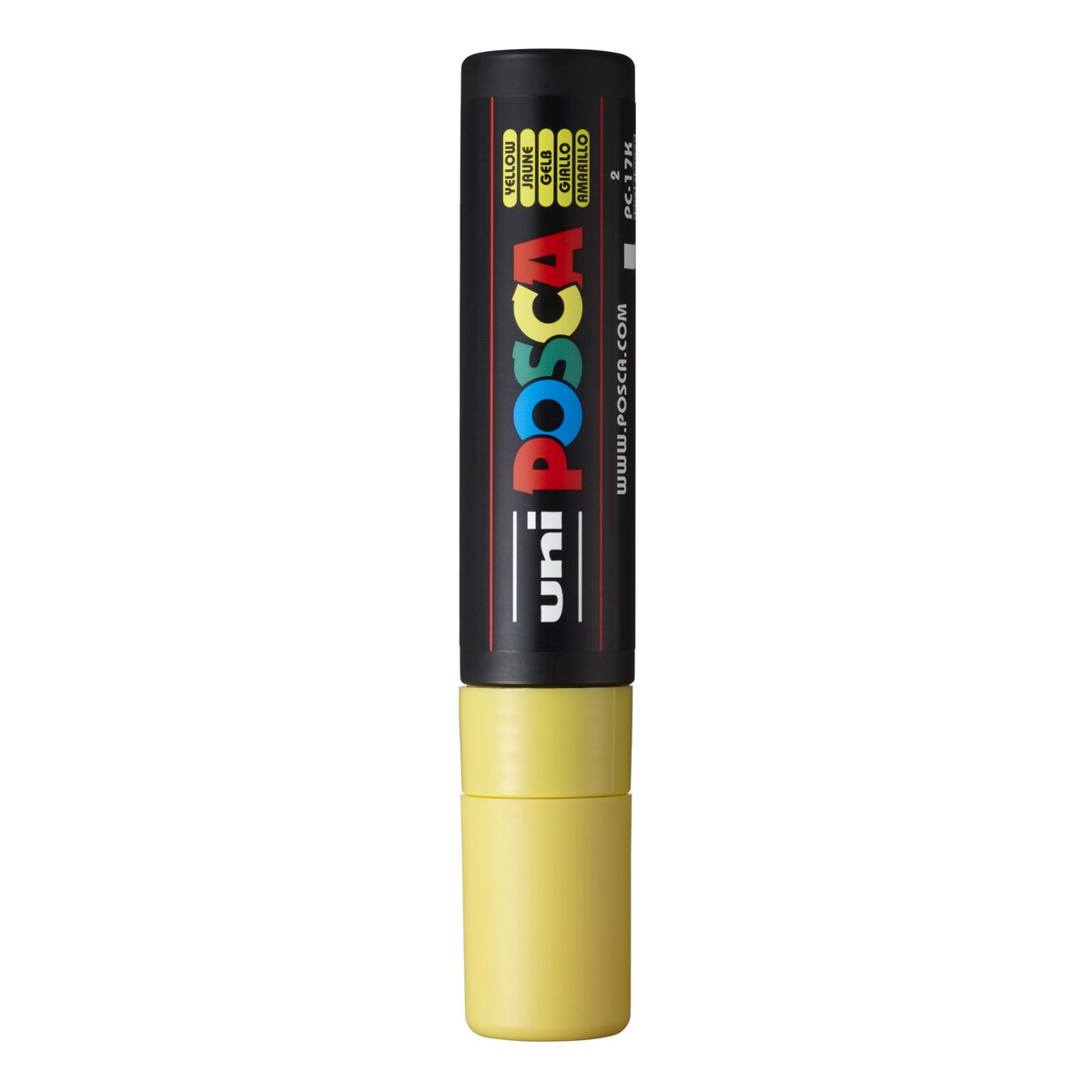 Marcador De Pintura Base Uni Posca Al Agua 15 Mm. Amarillo Amarillo-2