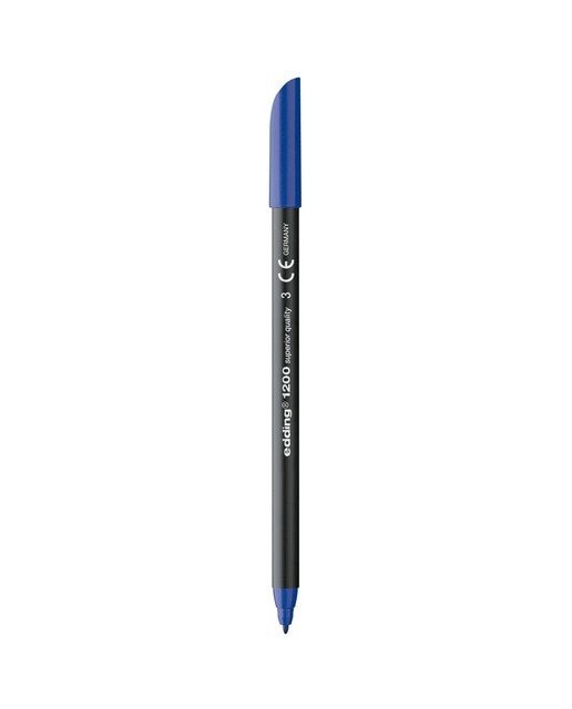 Rotulador punta de fibra Edding 1200 Azul-1
