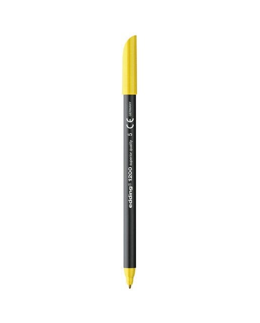 Rotulador punta de fibra Edding 1200 Amarillo-1