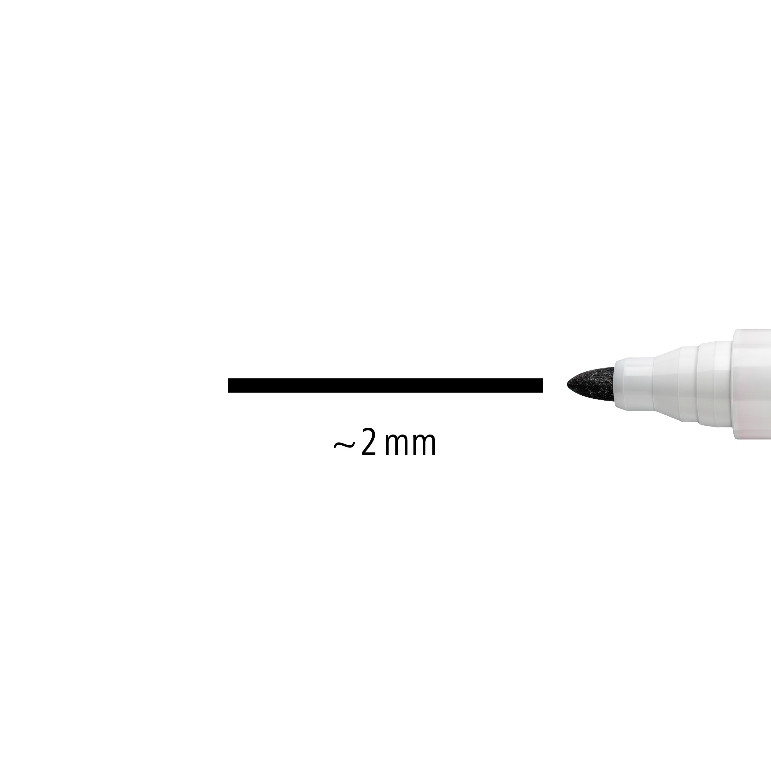 Marcador Preto Staedtler Lumocolor de Quadro Branco 2
