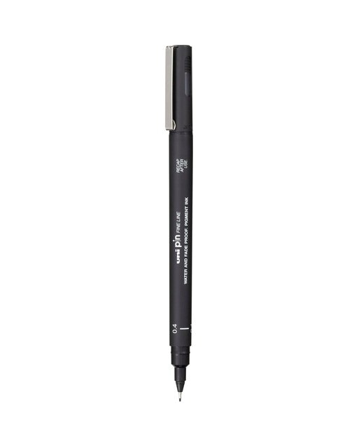 Marcador Calibrado Uni Pin 04 mm Preto Preto-1