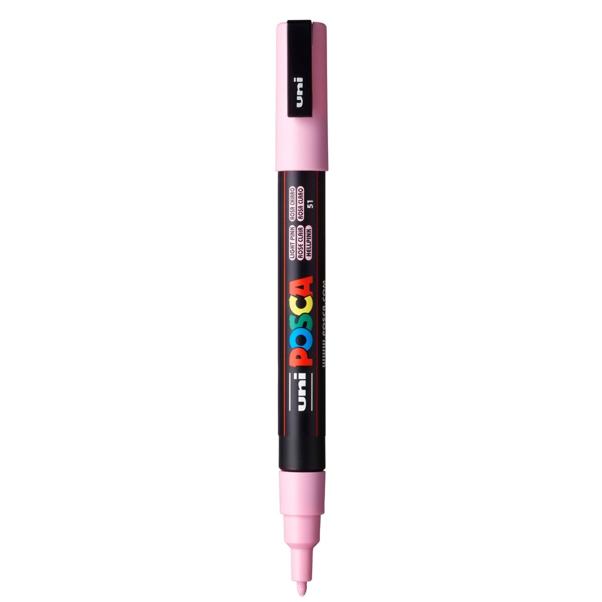Marcador de Pintura Base al Agua 0,9-1,3 mm Uni Posca Rosa Claro Rosa claro-2