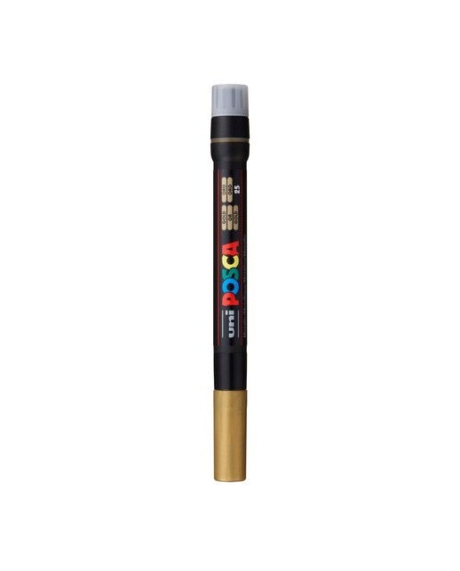 Imagem 0 de Uni Posca Marcador de Pintura Base de Água Ponta de Pincel Dourado