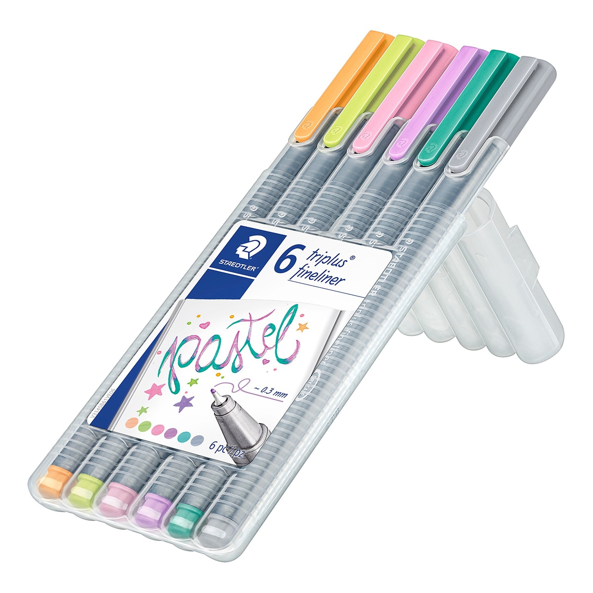 Marcadores Triplus Fineliner Staedtler Cores Pastel - Artigo Sortido. Envio realizado de forma aleatória 2
