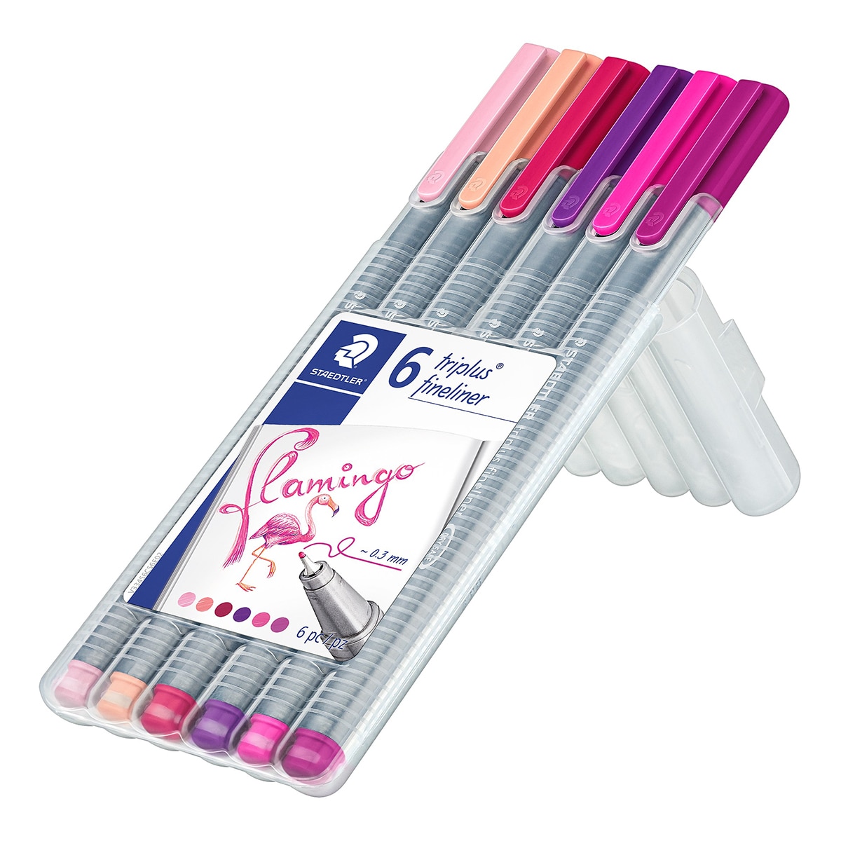 Marcadores Triplus Fineliner Staedtler Cores Flamingos - Artigo Sortido. Envio realizado de forma aleatória 2
