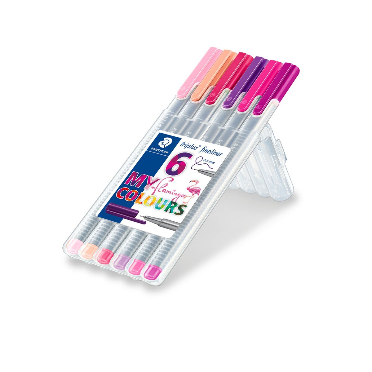Marcadores Triplus Fineliner Staedtler Cores Flamingos - Artigo Sortido. Envio realizado de forma aleatória 3