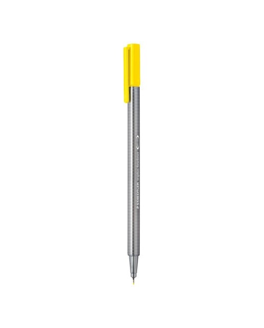 Marcador Triplus Staedtler Fineliner Amarelo Amarelo-1
