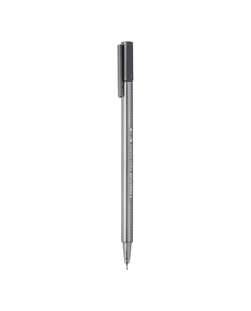 Marcador Triplus Broadliner Staedtler Cinzento Cinzento-1