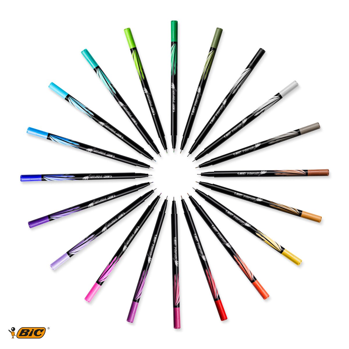 Pack de 20 marcadores de ponta fina Intensity Fine Multicolor-3