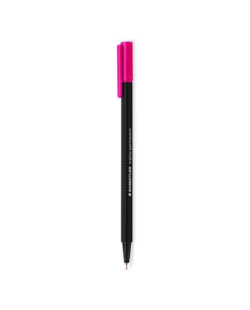 Marcador Triplus Permanent Staedtler Magenta Magenta-1