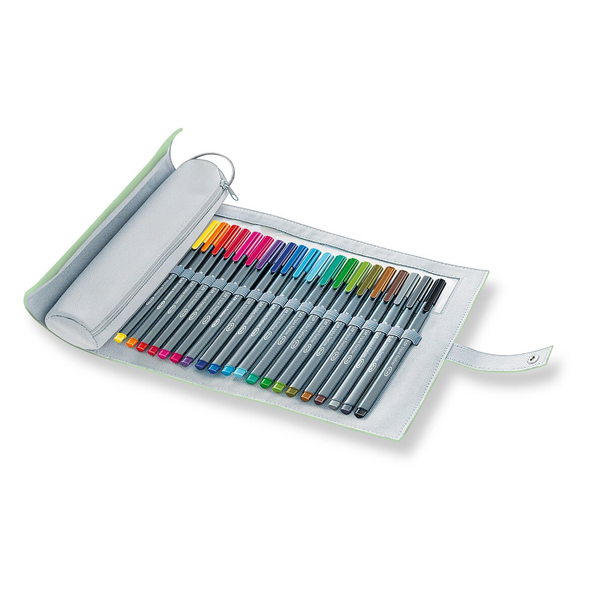 Estojo enrolável de 20 marcadores triplus® fineliner 4