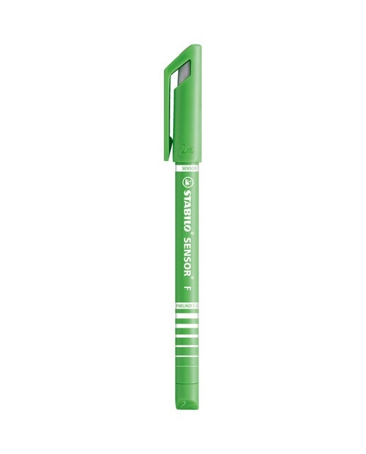 Caneta de Feltro Ponta Fina com Ponta Amortecida SENSOR - Verde Folha Verde-1