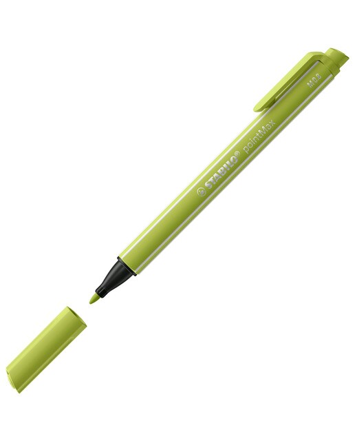 Estojo 8 Marcadores Ponta Fina pointMax - Pastel Multicolor-2
