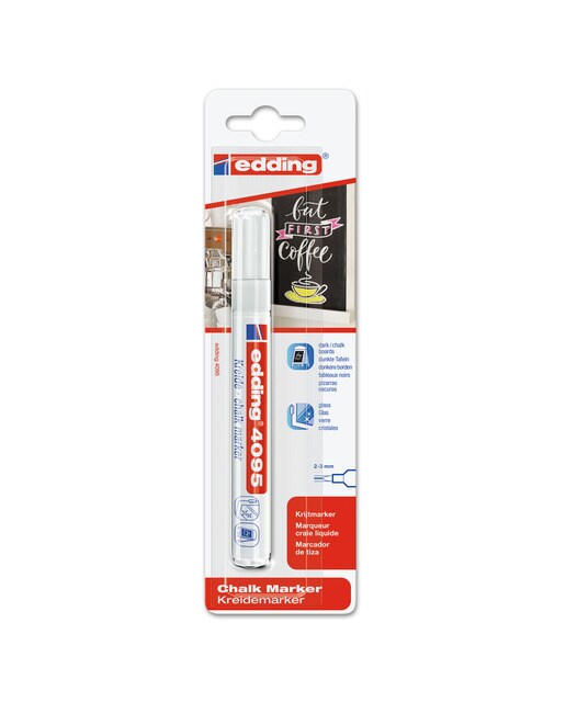 Marcador de Giz 4095 - Branco Branco-1
