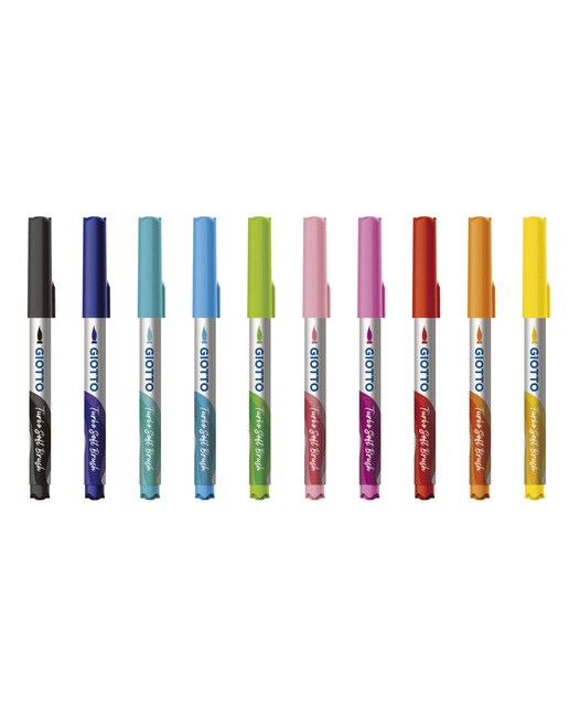 Estojo 10 Marcadores Turbo Soft Brush 2