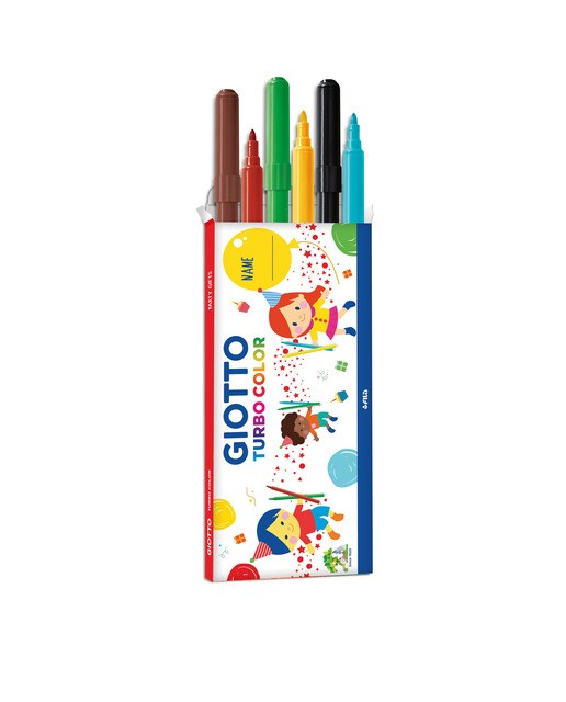 Expositor 10 sets rotuladores Turbo Color Party Set Giotto 3