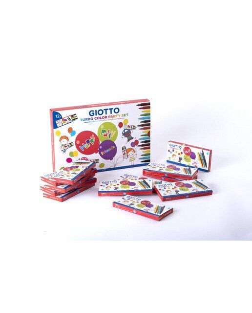Expositor 10 sets rotuladores Turbo Color Party Set Giotto 5