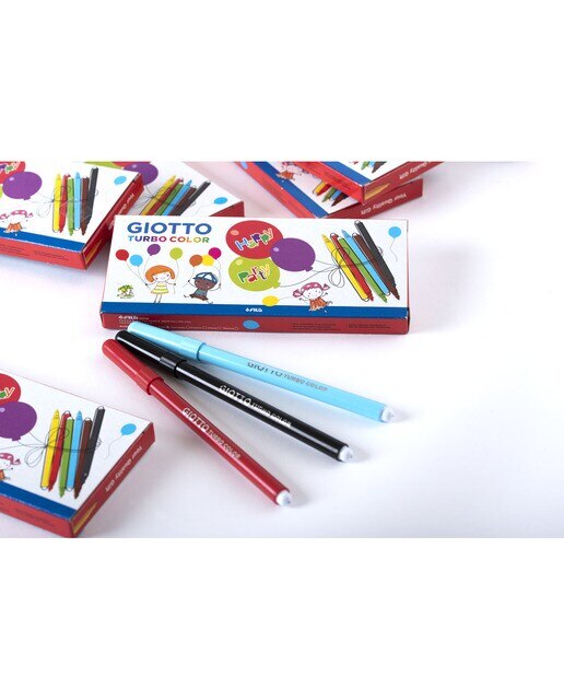 Expositor 10 sets rotuladores Turbo Color Party Set Giotto 7
