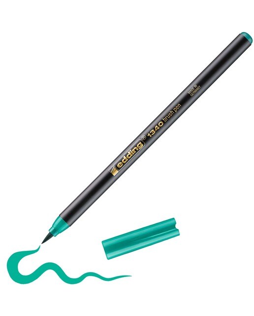 Rotulador punta de pincel Edding 1340 grosor 1-3 mm Edding Verde-3