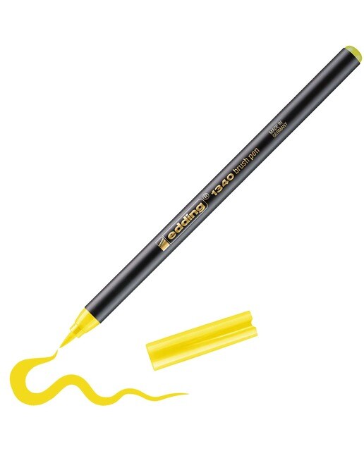 Rotulador punta de pincel Edding 1340 grosor 1-3 mm Edding Amarillo-3