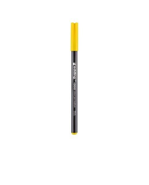 Rotulador de fibra Edding 1300 grosor 2 mm acuarelable Edding Amarillo-1