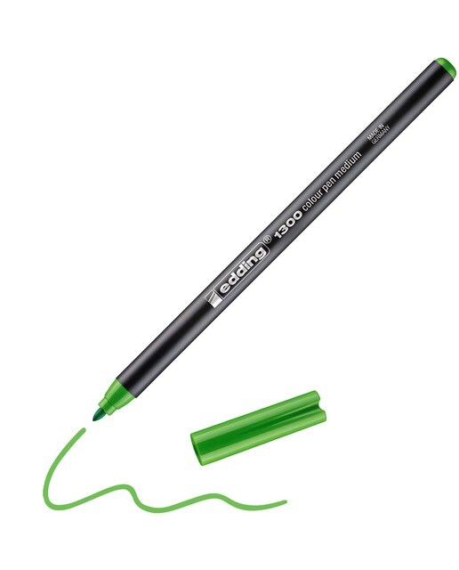 Rotulador de fibra Edding 1300 grosor 2 mm acuarelable Edding Verde hoja-3