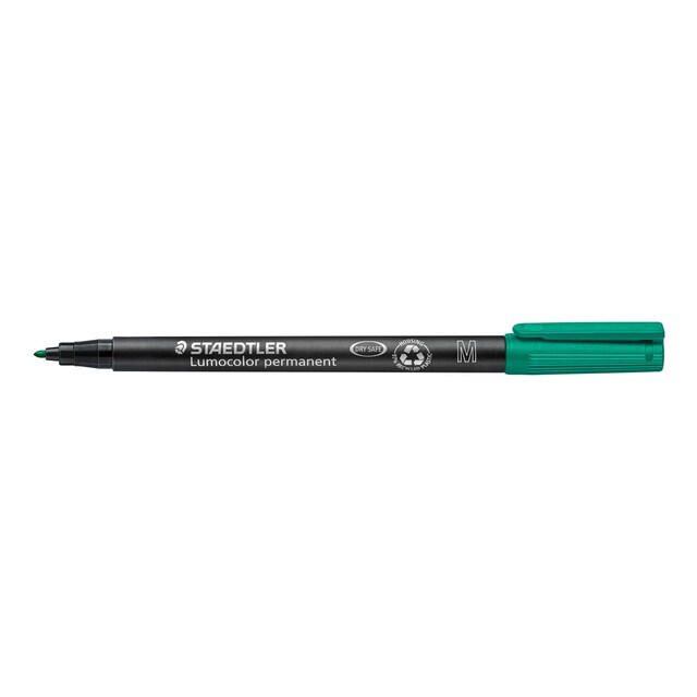 Imagen 0 de Rotuladores Lumocolor pemanente Staedtler color verde