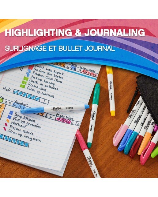 Pack de 12 Marcadores Fluorescentes Note - Multicolor Multicolor-5