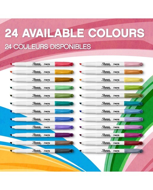 Pack de 12 Marcadores Fluorescentes Note - Multicolor Multicolor-6