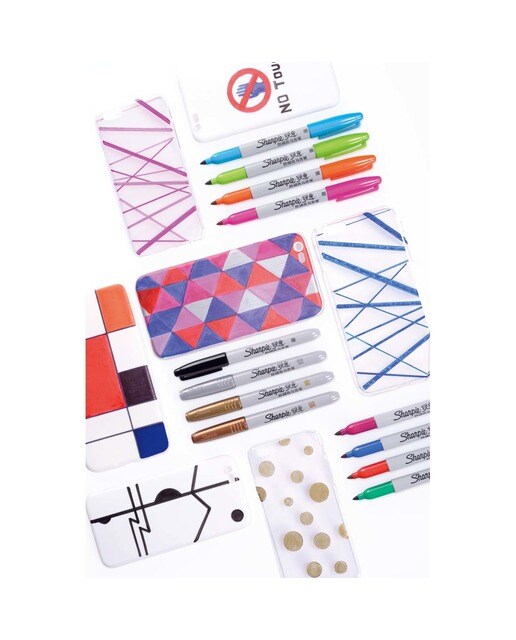 Pack de 12 Marcadores Permanentes Fine - Multicolor Multicolor-6