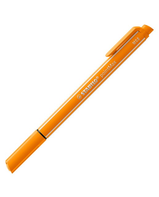 Caneta de Feltro Ponta Fina Premium pointMax - Ocre-Escuro Laranja-1