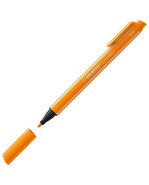 Caneta de Feltro Ponta Fina Premium pointMax - Ocre-Escuro Laranja-2