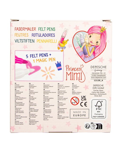 Marcadores mágicos Princesa Mimi Depesche 7