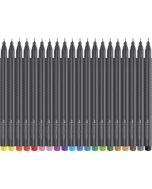 Marcadores Grip Finepen 0,4 Pastel 20 Unidades Multicolor-2