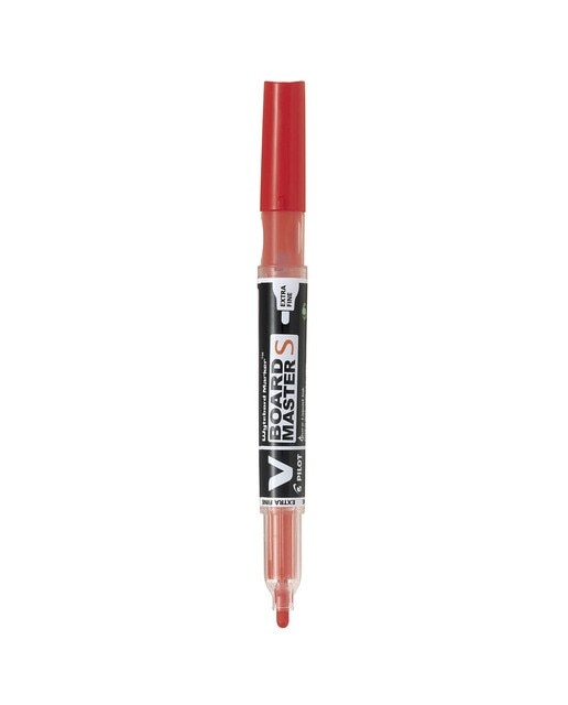 Imagem 0 de Caneta de Feltro para Lousa Branca Recarregável de Ponta Fina W-Board Master S - Vermelho