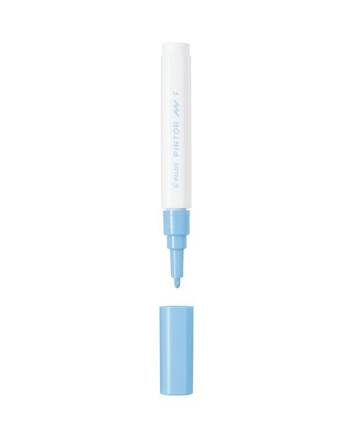 Caneta de Feltro de Ponta Fina Cónica Pintor Pastel - Azul Azul-2