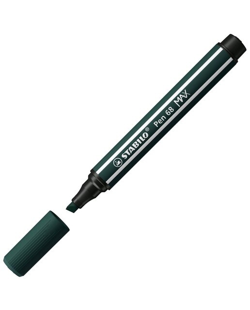 Marcador de Ponta Dupla Pen 68 MAX STABILO verde tierra Verde-2