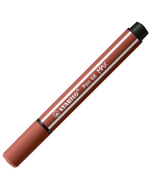 Rotulador punta biselada Pen 68 MAX STABILO Marrón claro-1