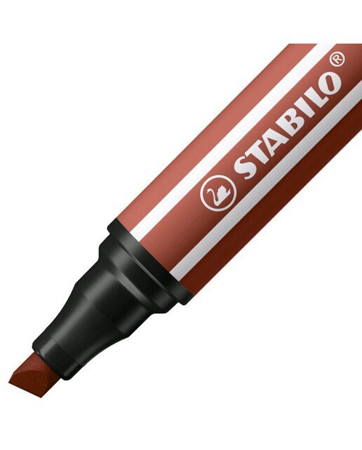 Rotulador punta biselada Pen 68 MAX STABILO Marrón claro-3