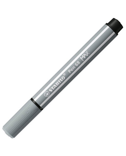 Imagem 0 de Caneta de Feltro de Ponta Biselada Pen 68 MAX - Cinzento-Médio