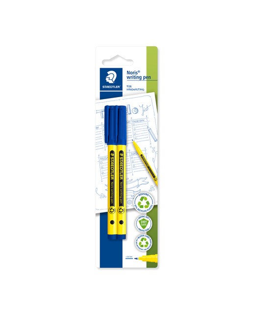 Marcador de escrita Staedtler Noris azul 2