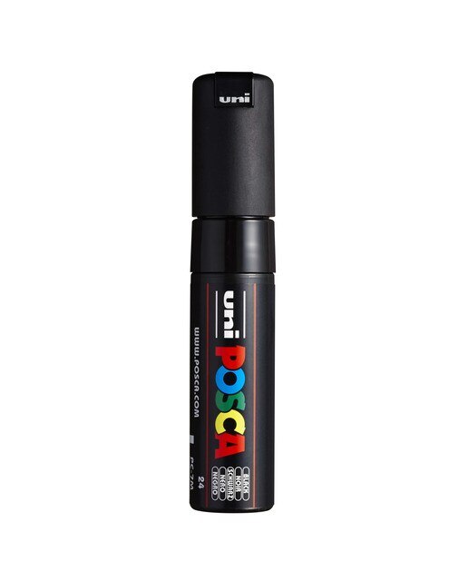 Imagen 0 de Marcador de pintura base al agua PC-7M POSCA negro