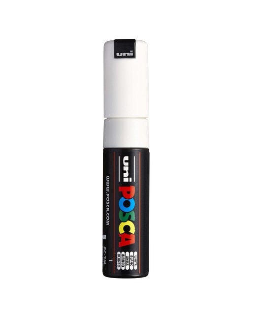 Marcador de pintura base al agua PC-7M POSCA blanco Blanco-1