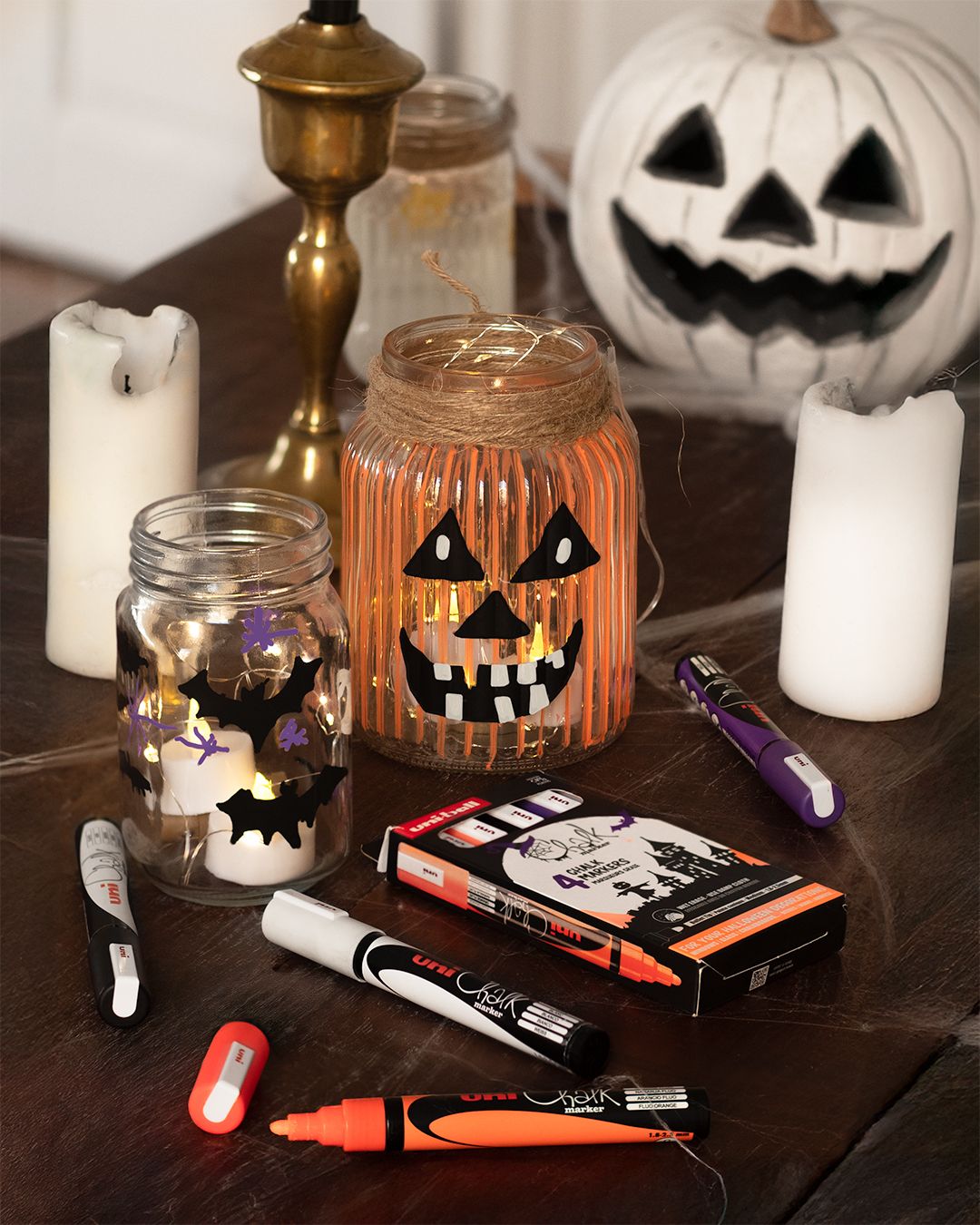 Marcadores tiza líquida 1,8 - 2,5 mm Chalk set Halloween 4P Multicolor-3