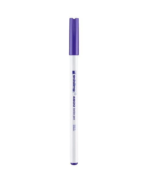 Rotulador para textil con punta redonda Edding Violeta-1