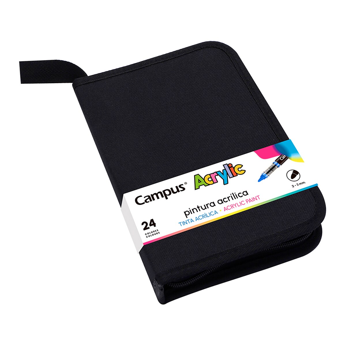 Rotuladores Acrílicos Campus Acrylic punta conica 24 colores Multicolor-1