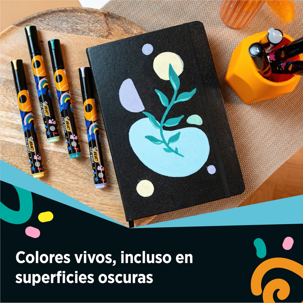 Marcador de Pintura à Base de Água Cores Pastel 8 Unidades Multicolor-2